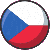 Drapeau République Tchèque bleu, blanc, rouge