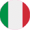 Drapeau Italie vert, blanc, rouge